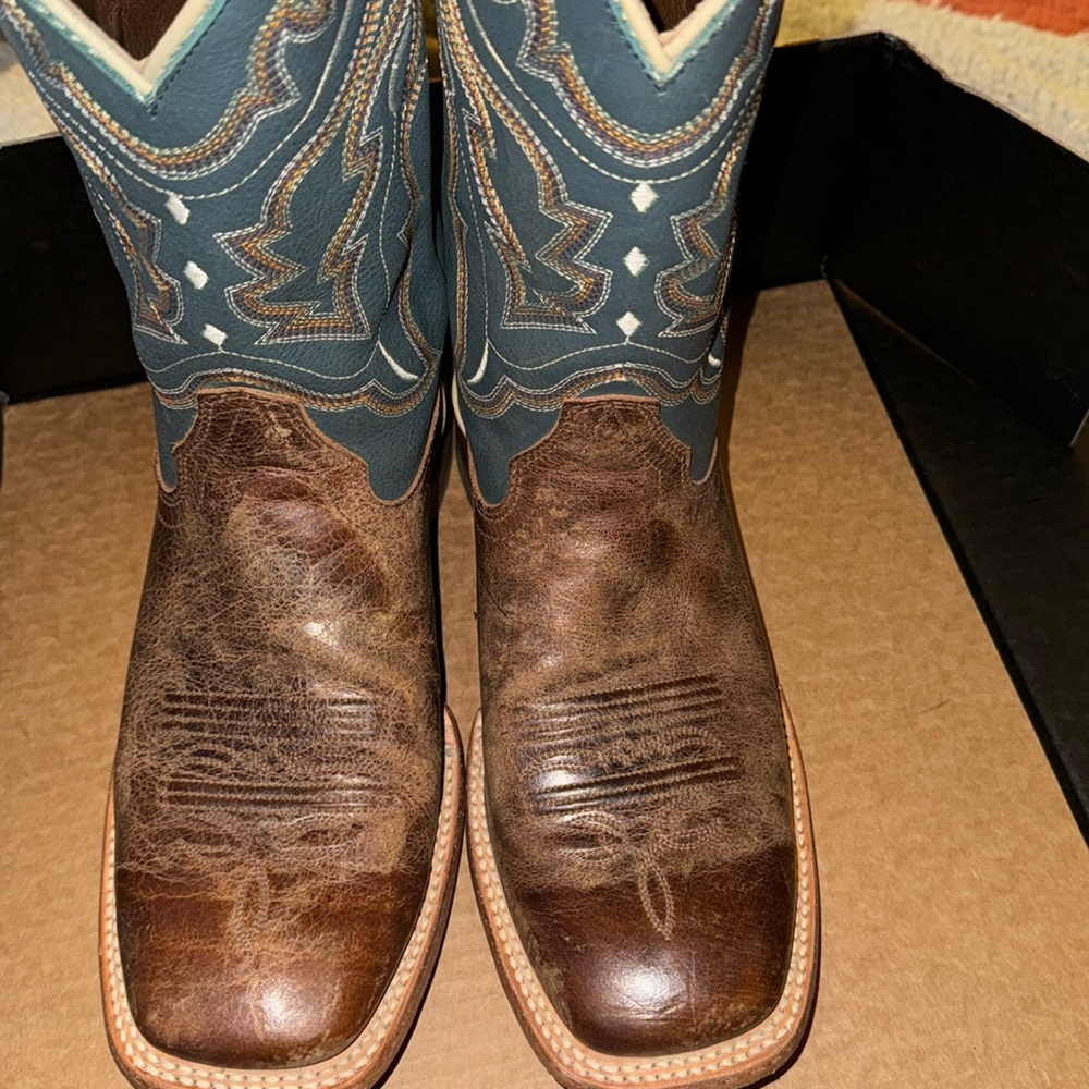Cody James Western Cowboy Square Toe Boots Size 8.5 - Picture 8 of 8